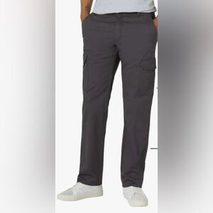 Lee Men's Motion Stretch Charcoal Cargo Pants